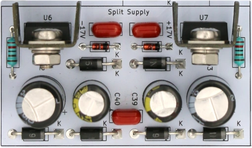Split supply PCB