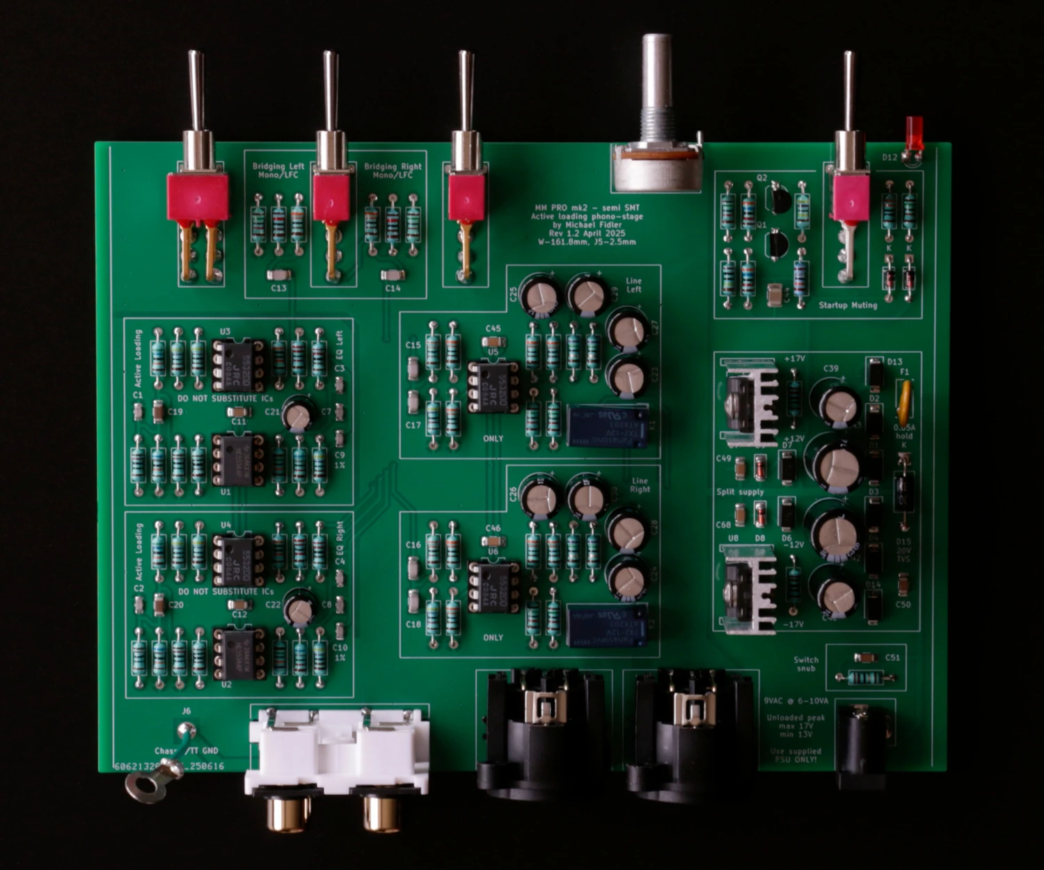 Subsonic filter PCB
