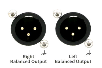 Balanced output connections