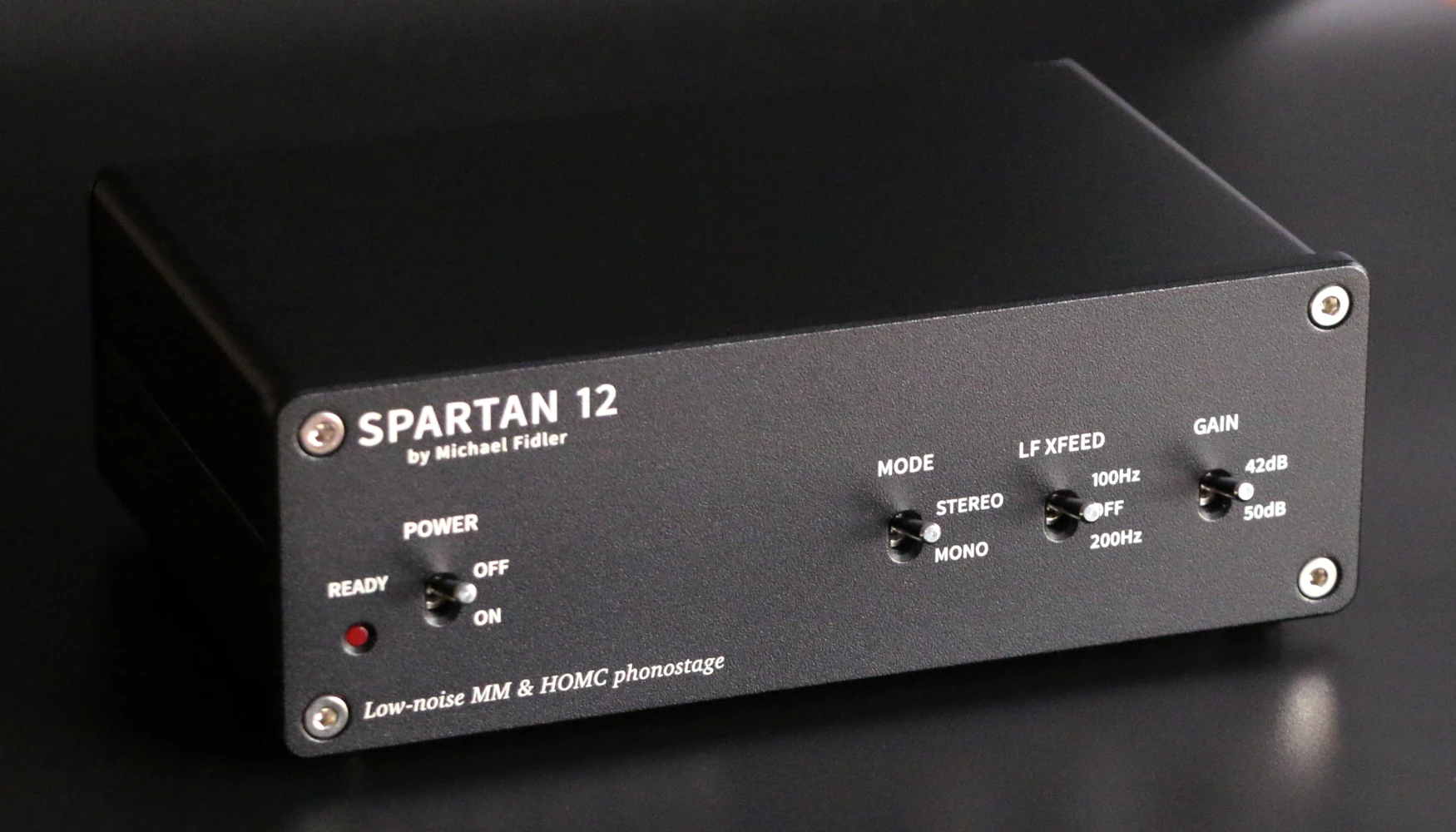 SPARTAN 12 tilted view against black background