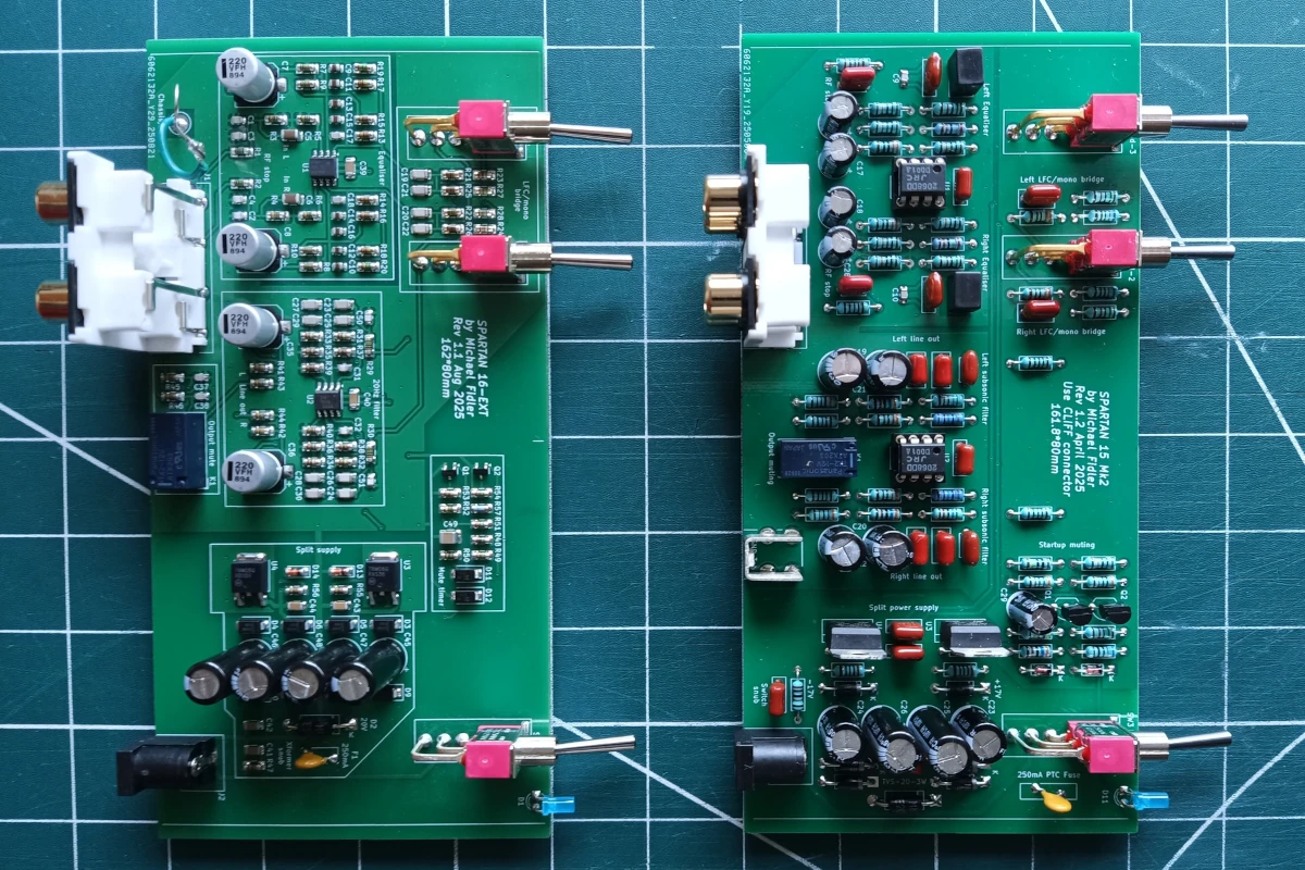 SPARTAN 15 and 16 boards compared