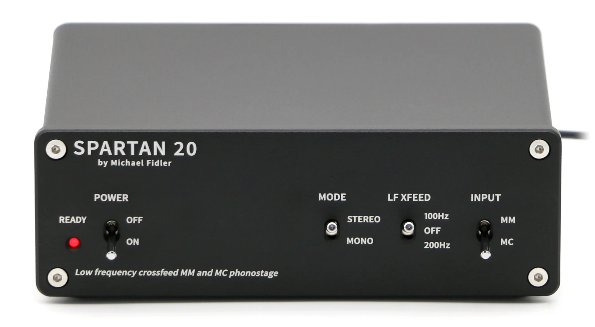 SPARTAN 20 phonostage front panel